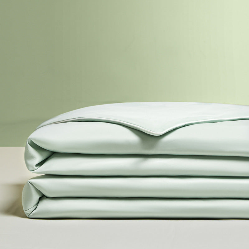 HKM-199827 Cool Silk Mica Quilt Ice Cream Blanket with Pillowcase Set - Modern Design, Reactive Dye, Soft Polyester Fiber