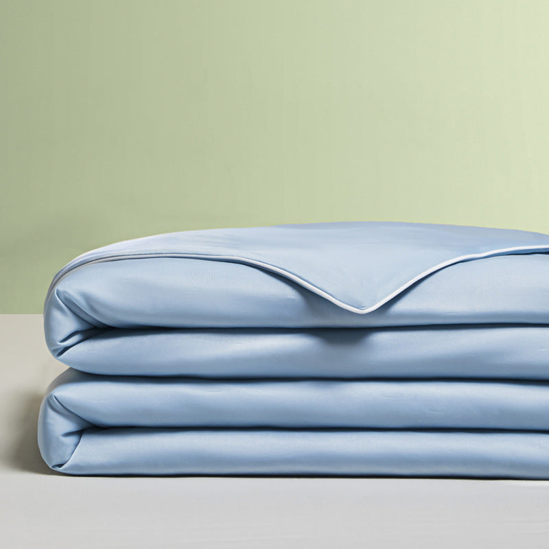 HKM-199827 Cool Silk Mica Quilt Ice Cream Blanket with Pillowcase Set - Modern Design, Reactive Dye, Soft Polyester Fiber