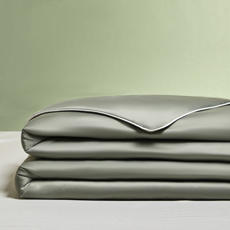 HKM-199827 Cool Silk Mica Quilt Ice Cream Blanket with Pillowcase Set - Modern Design, Reactive Dye, Soft Polyester Fiber