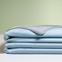 HKM-199827 Cool Silk Mica Quilt Ice Cream Blanket with Pillowcase Set - Modern Design, Reactive Dye, Soft Polyester Fiber