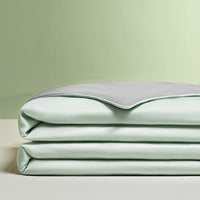HKM-199827 Cool Silk Mica Quilt Ice Cream Blanket with Pillowcase Set - Modern Design, Reactive Dye, Soft Polyester Fiber
