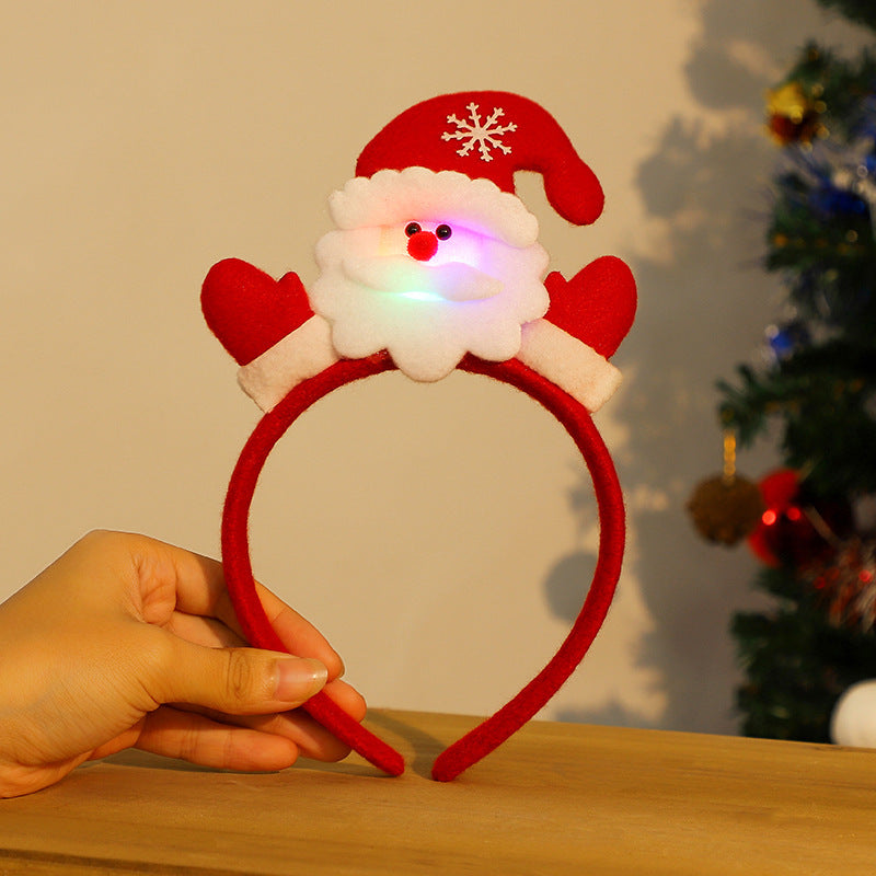 HKM-200147 Christmas Non-Woven Holiday Headband with Festive Designs