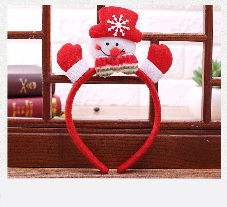 HKM-200147 Christmas Non-Woven Holiday Headband with Festive Designs