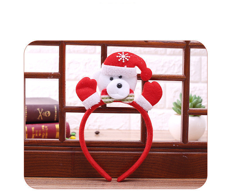 HKM-200147 Christmas Non-Woven Holiday Headband with Festive Designs