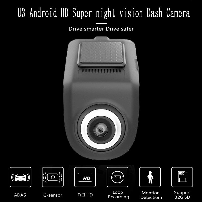 HKM-200211 170° Hidden Driving Recorder with Wifi and Loop Recording Function