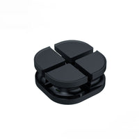 HKM-200211 Silicone Cross USB Cable Organizer Clip for Tidy Cable Management