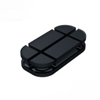 HKM-200211 Silicone Cross USB Cable Organizer Clip for Tidy Cable Management