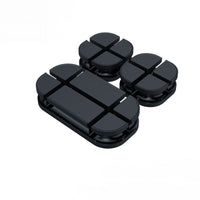 HKM-200211 Silicone Cross USB Cable Organizer Clip for Tidy Cable Management