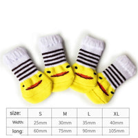 HKM-200339 Cozy Anti-Scratch Dog and Cat Socks Booties - Non-Slip, Warm, Wear-Resistant
