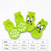 HKM-200339 Cozy Anti-Scratch Dog and Cat Socks Booties - Non-Slip, Warm, Wear-Resistant