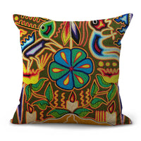 HKM-200403 Pastoral Plaid Geometric Cushion Cover - European Classical Design, 45x45cm