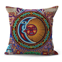 HKM-200403 Pastoral Plaid Geometric Cushion Cover - European Classical Design, 45x45cm