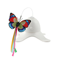 HKM-200467 Electric Butterfly Automatic Rotating Circle Puzzle Cat Toy