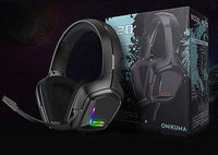HKM-200531 RGB Wired Headset with Microphone - K20 Model, 3.5mm Plug, 20-20,000 Hz Frequency Response