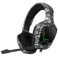 HKM-200531 RGB Wired Headset with Microphone - K20 Model, 3.5mm Plug, 20-20,000 Hz Frequency Response
