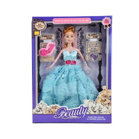 HKM-200659 11.5 Inch Educational Fashion Doll Princess Play Toy for Girls Age 2-7, ABS Material, Window Box Packaging