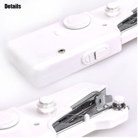 HKM-200851 Portable Handheld Sewing Machine for Quick Repairs, Lightweight and Compact Design