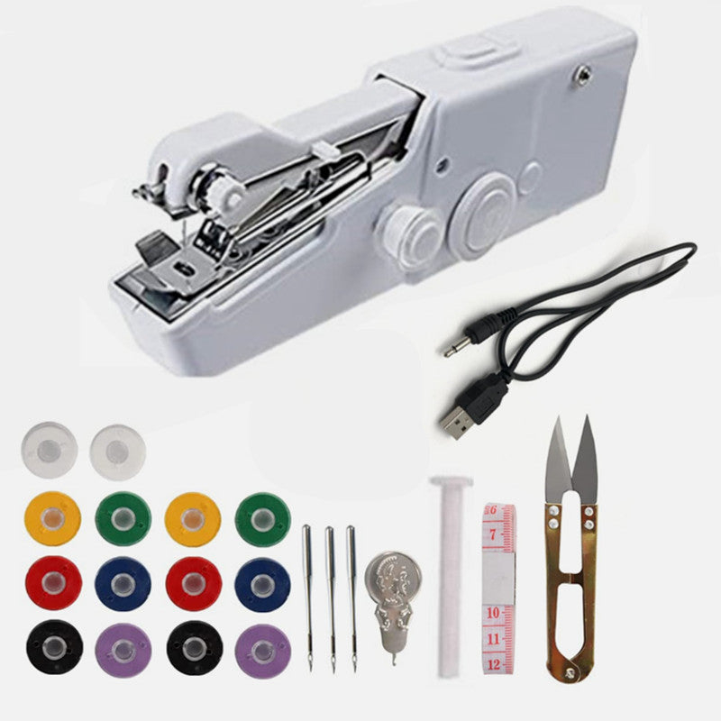 HKM-200851 Portable Handheld Sewing Machine for Quick Repairs, Lightweight and Compact Design