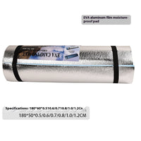 HKM-200915 Aluminum Film Moisture-Proof Camping Mat for Outdoor Use - Sky Blue, 180x50/60x0.6CM