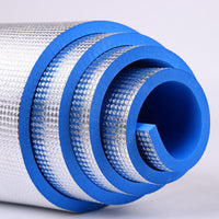 HKM-200915 Aluminum Film Moisture-Proof Camping Mat for Outdoor Use - Sky Blue, 180x50/60x0.6CM