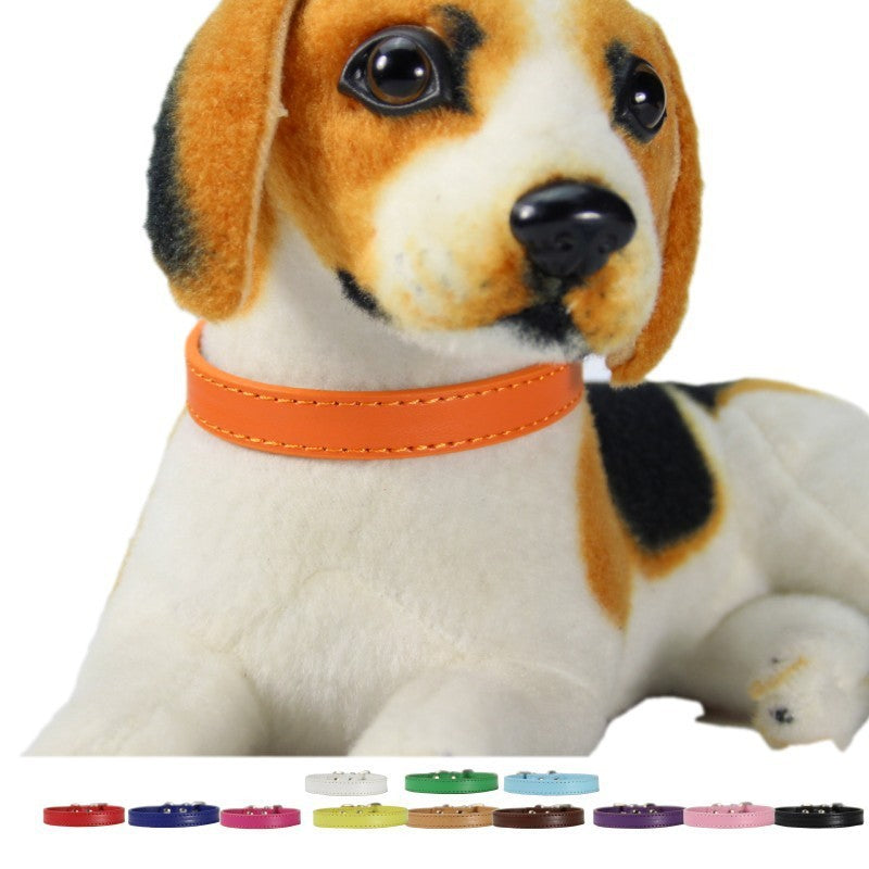 HKM-200979 Durable PU Leather Leash and Collar Set for Large Pets - Multiple Colors Available