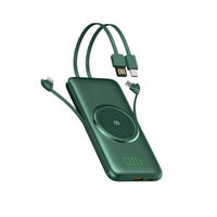 HKM-201043 Large-Capacity Wireless Power Bank with Multi-Output Ports - 10,000mAh/20,000mAh, Sleek Design