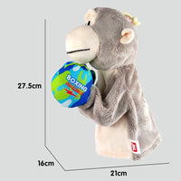 HKM-201107 Interactive Electric Plush Boxing Animal Puppet - Shark & Monkey - Fun for Kids and Family Play