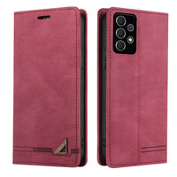 HKM-201107 Leather Wallet Case Compatible with Redmi Note10 Pro, Poco X3, and More – Stylish Protection in Black, Red, Blue, or Brown
