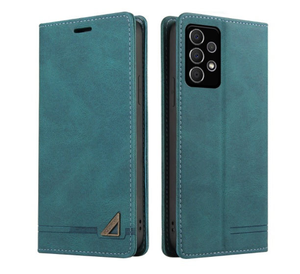 HKM-201107 Leather Wallet Case Compatible with Redmi Note10 Pro, Poco X3, and More – Stylish Protection in Black, Red, Blue, or Brown