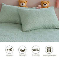 HKM-201171 Bohemian Cut Flower Design Quilt Cover Set with Matching Pillowcases