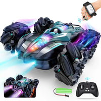 HKM-201427 2.4GHz 4WD Double-Sided RC Drift Car with Gesture Control, Lights, and Spray