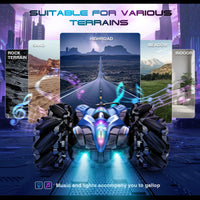HKM-201427 2.4GHz 4WD Double-Sided RC Drift Car with Gesture Control, Lights, and Spray