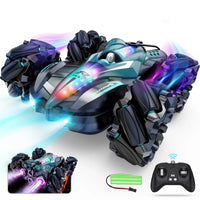HKM-201427 2.4GHz 4WD Double-Sided RC Drift Car with Gesture Control, Lights, and Spray