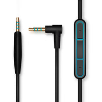 HKM-201747 Audio Cable for QC25 QC35 OE2 LIVE2 Headsets - 1.2m Oxygen-Free Copper, Blue/Black