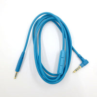 HKM-201747 Audio Cable for QC25 QC35 OE2 LIVE2 Headsets - 1.2m Oxygen-Free Copper, Blue/Black