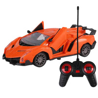 HKM-202003 1/24 Five-Way Double Door Remote Control Car - Multi-Function Electric Toy for Indoor/Outdoor Fun
