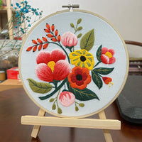 HKM-202003 Handmade DIY Three-Dimensional Flower Hanging Embroidery Kit - Various Styles Available