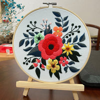 HKM-202003 Handmade DIY Three-Dimensional Flower Hanging Embroidery Kit - Various Styles Available