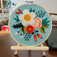 HKM-202003 Handmade DIY Three-Dimensional Flower Hanging Embroidery Kit - Various Styles Available