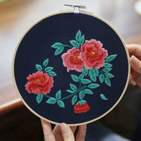 HKM-202003 Handmade DIY Three-Dimensional Flower Hanging Embroidery Kit - Various Styles Available