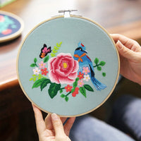 HKM-202003 Handmade DIY Three-Dimensional Flower Hanging Embroidery Kit - Various Styles Available