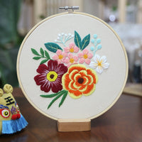 HKM-202003 Handmade DIY Three-Dimensional Flower Hanging Embroidery Kit - Various Styles Available