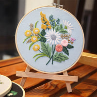 HKM-202003 Handmade DIY Three-Dimensional Flower Hanging Embroidery Kit - Various Styles Available