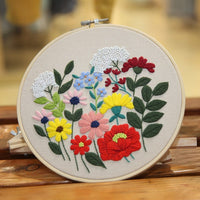 HKM-202003 Handmade DIY Three-Dimensional Flower Hanging Embroidery Kit - Various Styles Available