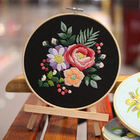 HKM-202003 Handmade DIY Three-Dimensional Flower Hanging Embroidery Kit - Various Styles Available