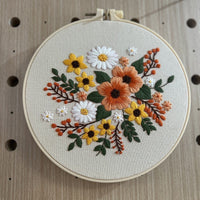 HKM-202003 Handmade DIY Three-Dimensional Flower Hanging Embroidery Kit - Various Styles Available