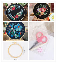 HKM-202003 Handmade DIY Three-Dimensional Flower Hanging Embroidery Kit - Various Styles Available