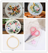 HKM-202003 Handmade DIY Three-Dimensional Flower Hanging Embroidery Kit - Various Styles Available