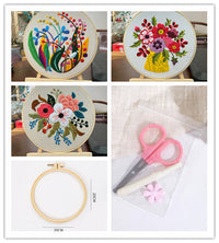 HKM-202003 Handmade DIY Three-Dimensional Flower Hanging Embroidery Kit - Various Styles Available