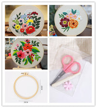 HKM-202003 Handmade DIY Three-Dimensional Flower Hanging Embroidery Kit - Various Styles Available